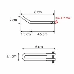 Brandless Attache Inoxydable Pour Feu Avant Sur Fourche De Vélo -Sacoches guidon Soldes Magasin attache inoxydable pour feu avant sur fourche de velo full 3