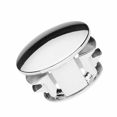 Point Bouchons De Guidon Chromé Pour Vélo - La Paire 2 Point Bouchons De Guidon Chromé Pour Vélo - La Paire – Image 2