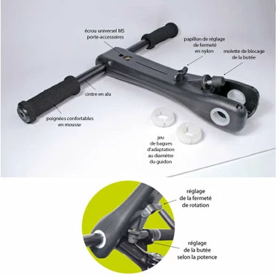 D.Bar D-Bar - Réhausseur De Guidon De Vélo 2 D.Bar D-Bar - Réhausseur De Guidon De Vélo – Image 2
