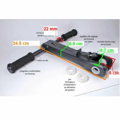 D.Bar D-Bar - Réhausseur De Guidon De Vélo 3 D.Bar D-Bar - Réhausseur De Guidon De Vélo – Image 3