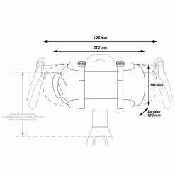 Sacoche De Guidon Bikepacking Et Cyclotourisme Zefal Z Adventure F10 10L -Sacoches guidon Soldes Magasin dimensions sacoche guidon z adventure f10
