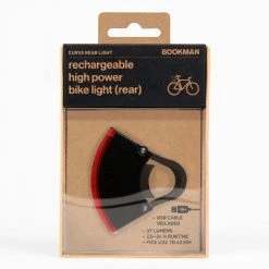 Eclairage Vélo Led Rechargeable Arrière 37 Lumens Curve Bookman 14 Eclairage Vélo Led Rechargeable Arrière 37 Lumens Curve Bookman -Sacoches guidon Soldes Magasin eclairage velo led rechargeable arriere curve bookman noir full
