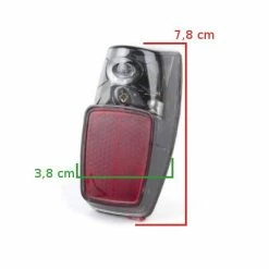 Ikzi Light Feu De Vélo Arrière Sur Garde Boue à Pile -Sacoches guidon Soldes Magasin feu de velo arriere sur garde boue a pile full 4