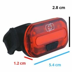 Feu Vélo Arrière à LED Sur Tige De Selle Oxford -Sacoches guidon Soldes Magasin feu velo arriere a led sur tige de selle oxford full 3