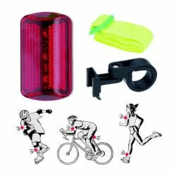 Maxxus Lampe Pour Vélo Sur Tige De Selle Et Brassard