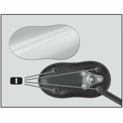 Ergotec-Humpert Miroir De Rechange Pour Rétroviseur Vélo M88 Ergotec 2 Ergotec-Humpert Miroir De Rechange Pour Rétroviseur Vélo M88 Ergotec – Image 2