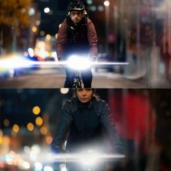 Phare De Vélo Avant USB 400 Lumens Meteor Moon -Sacoches guidon Soldes Magasin moon meteor feu velo 400 lumens