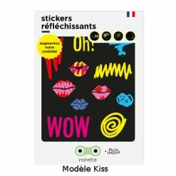 Planche De Stickers Réfléchissants Grand Format Rainette -Sacoches guidon Soldes Magasin planche de stickers reflechissants grand format rainette full 4