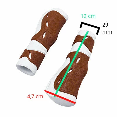 Progrip Poignées Ergonomiques Vélo Vintage Coloris Marron Et Blanc 2 Progrip Poignées Ergonomiques Vélo Vintage Coloris Marron Et Blanc – Image 2