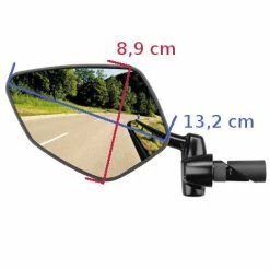 Busch-mueller Rétroviseur Gauche Vélo Cycle Star E Pour VAE Busch & Muller -Sacoches guidon Soldes Magasin retroviseur gauche velo cycle star e pour vae busch muller full 3