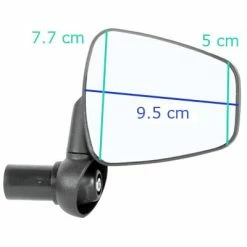 ZEFAL Rétroviseur Vélo Droit Grand Miroir Dooback 2 Zéfal -Sacoches guidon Soldes Magasin retroviseur velo droit grand miroir dooback 2 zefal full 4