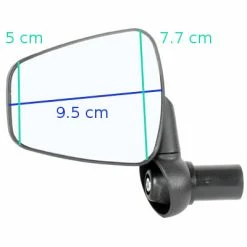 ZEFAL Rétroviseur Vélo Gauche Grand Miroir Dooback 2 Zéfal 9 ZEFAL Rétroviseur Vélo Gauche Grand Miroir Dooback 2 Zéfal -Sacoches guidon Soldes Magasin retroviseur velo gauche grand miroir dooback 2 zefal full 4