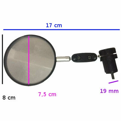 Brandless Rétroviseur Vélo Réglable Gauche Ou Droit Sur Bout De Guidon 4 Brandless Rétroviseur Vélo Réglable Gauche Ou Droit Sur Bout De Guidon – Image 4