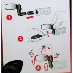 Rétroviseur Vélo Spin Zefal -Sacoches guidon Soldes Magasin retroviseur velo spin zefal full 4