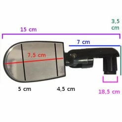 Brandless Rétroviseur Vélo Sur Embout De Guidon -Sacoches guidon Soldes Magasin retroviseur velo sur embout de guidon full 5