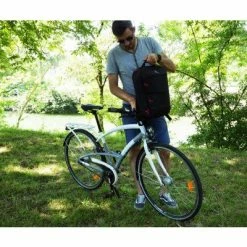 Sac à Dos Vélo 2-en-1 Fixation Sur Guidon De VAE MTS3 Hapo-G -Sacoches guidon Soldes Magasin sac a dos velo 2 en 1 fixation sur guidon de vae mts3 hapo g full 6
