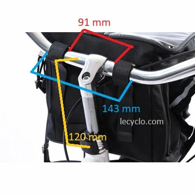 Sacoche De Guidon 8L Avec Porte-carte Mali Basil 6 Sacoche De Guidon 8L Avec Porte-carte Mali Basil – Image 6