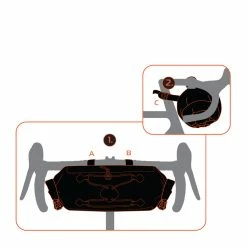 Sacoche De Guidon Pour Le Bikepacking 9L Aqua Evo Adventure Oxford -Sacoches guidon Soldes Magasin sacoche guidon oxford aquaevo 9L 6