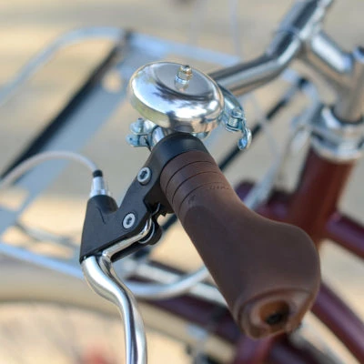 Brandless Sonnette De Vélo Au Look Ancien Couleur Argent 57 Mm 2 Brandless Sonnette De Vélo Au Look Ancien Couleur Argent 57 Mm – Image 2