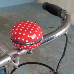 Sonnette De Vélo Big Bell Polkadot 80 Mm - Basil 6 Sonnette De Vélo Big Bell Polkadot 80 Mm - Basil -Sacoches guidon Soldes Magasin sonnette de velo big bell polkadot 80 mm basil full 3
