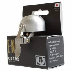 Sonnette Vélo Argent Mat E-ne Crane -Sacoches guidon Soldes Magasin sonnette velo argent mat e ne crane full 4