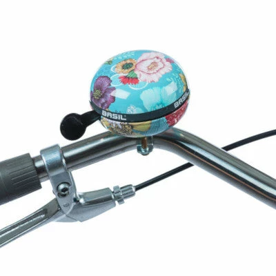 Sonnette Vélo Fleurs Bleue Ciel Big Bell Bloom Field Basil 2 Sonnette Vélo Fleurs Bleue Ciel Big Bell Bloom Field Basil – Image 2