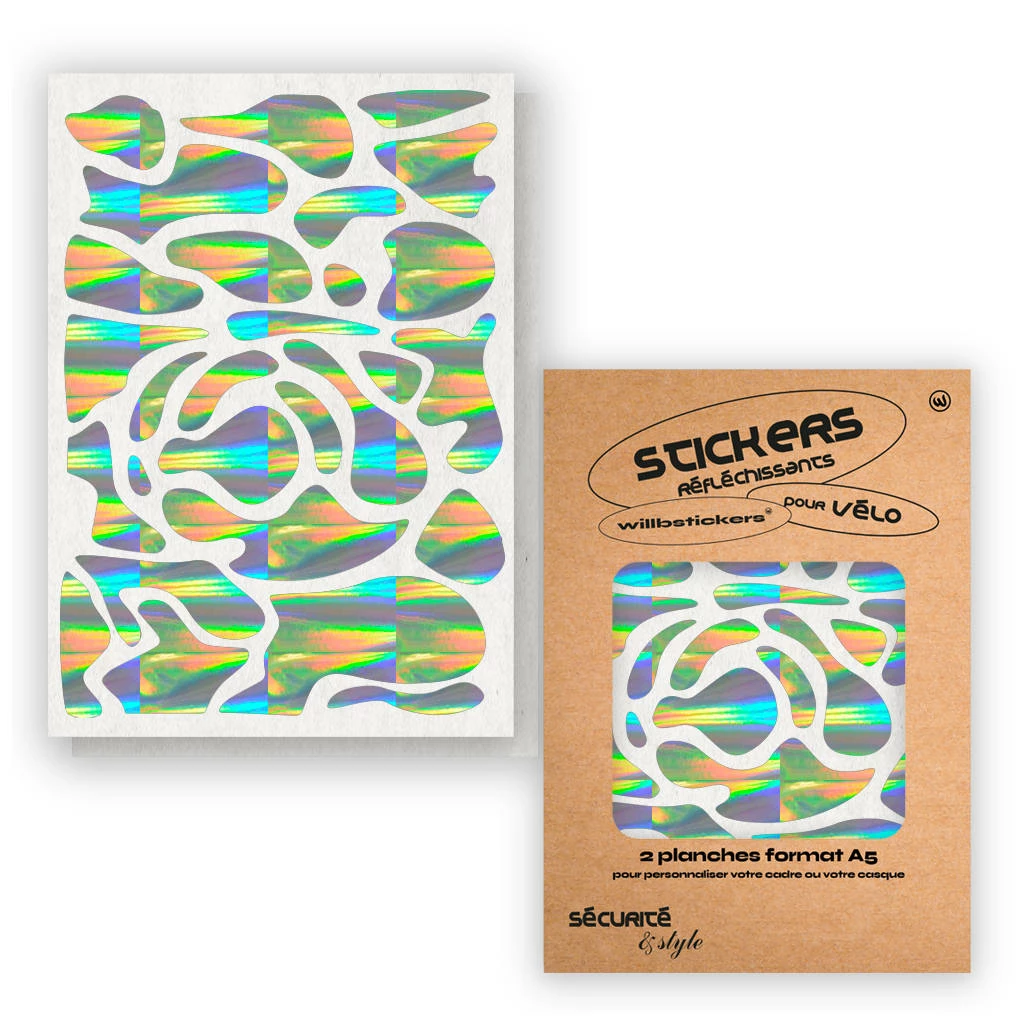 Stickers Réfléchissants Pour Cadre De Vélo Motif Camo Will B 1 Stickers Réfléchissants Pour Cadre De Vélo Motif Camo Will B