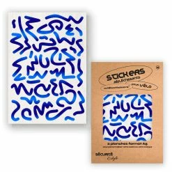 Stickers Réfléchissants Pour Cadre De Vélo Motif Louvre Will B 15 Stickers Réfléchissants Pour Cadre De Vélo Motif Louvre Will B -Sacoches guidon Soldes Magasin stickers velo will b motif louvre bleu